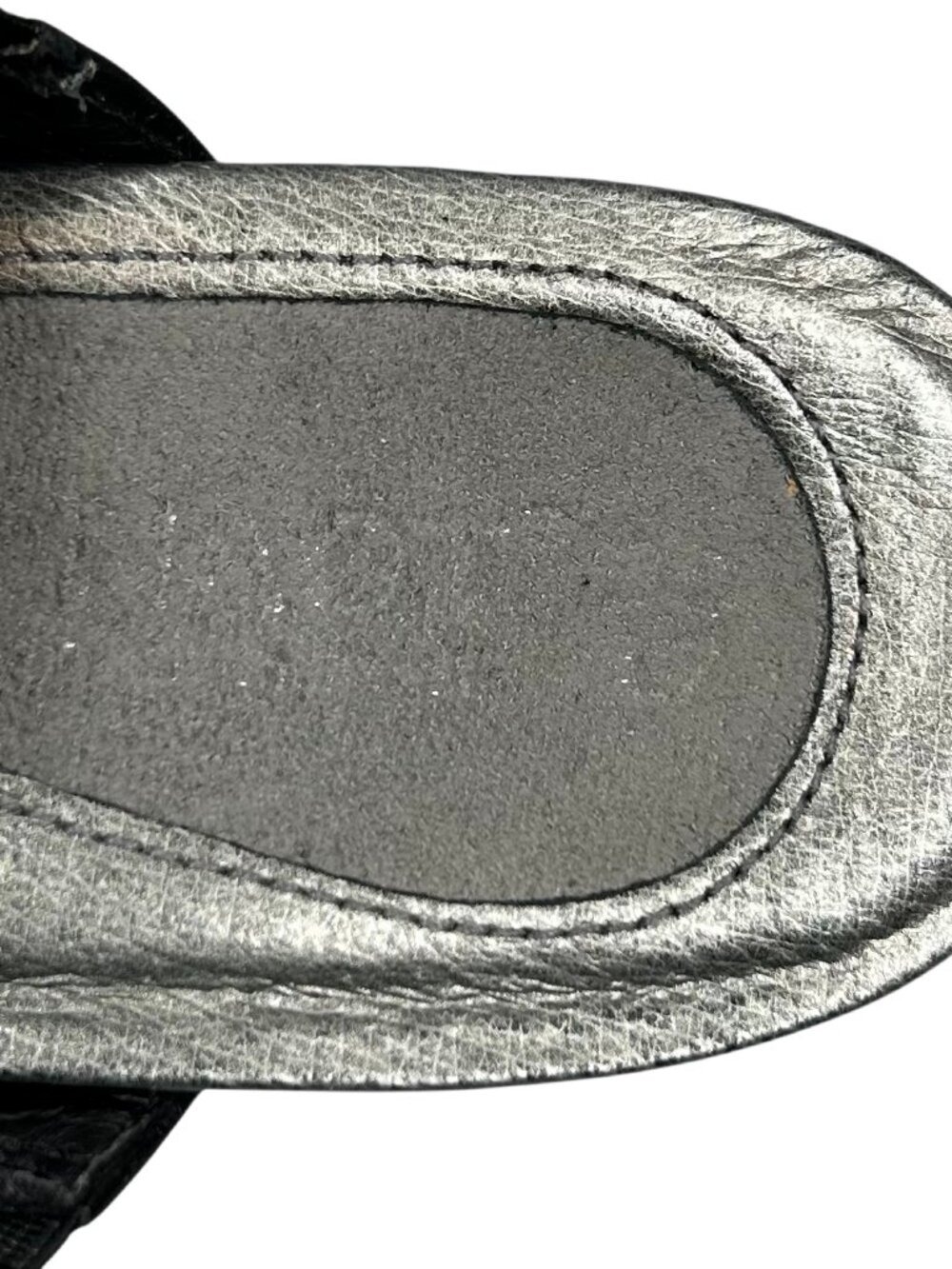 Naot Loop Black Leather Strappy Slide Sandal Size 38 - Picture 8 of 9